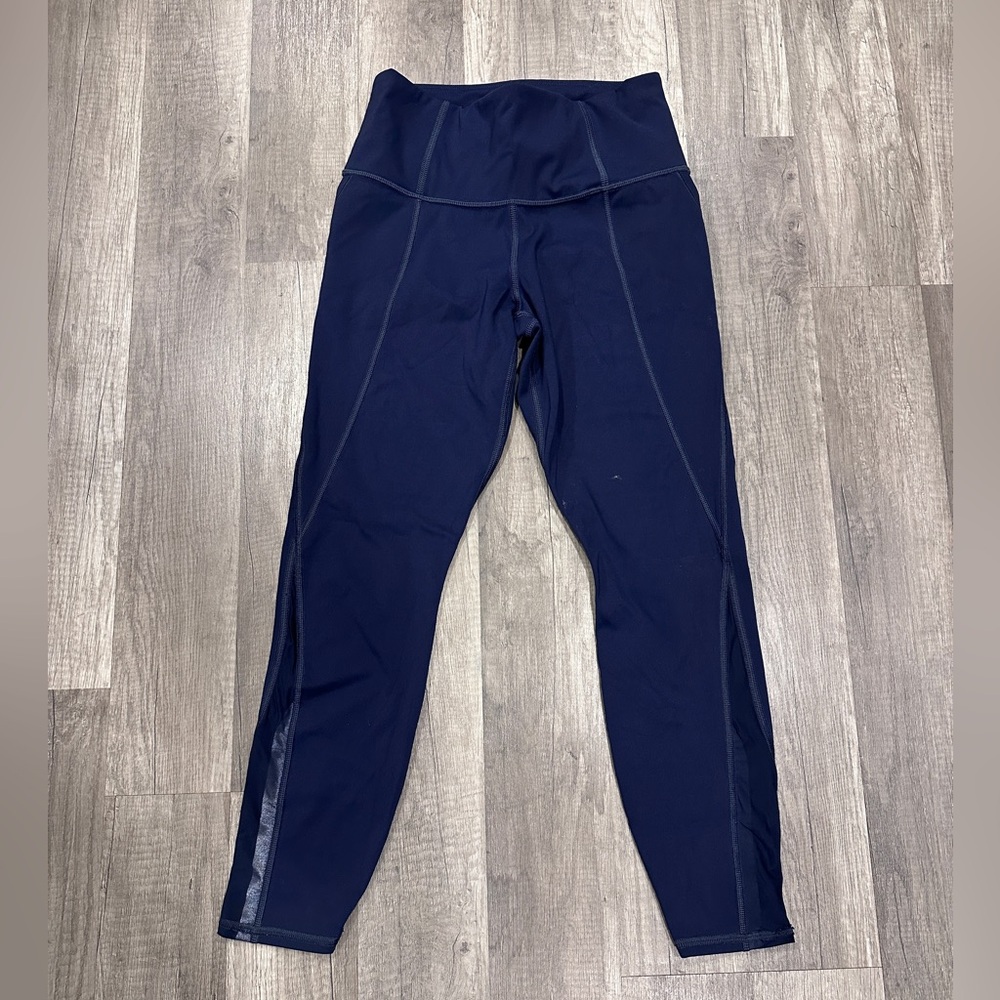 Athleta navy blue leggings size XSP